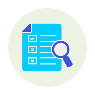 Büyütücü cam çizgi simgesi, arama konsepti