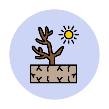 Mercan simgesi vektör illüstrasyonu