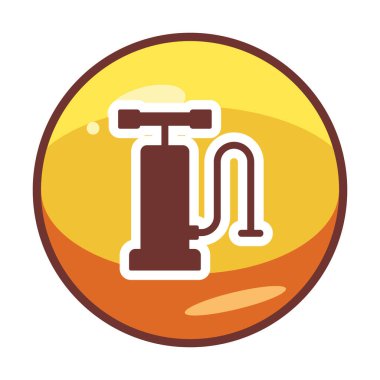 Hava Pompası Taslak Simge vektör çizimi tasarımı