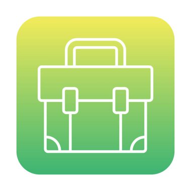 bavul ikonu vektör illüstrasyonu 