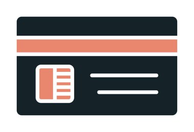 Basit kredi düz iş simgesi vektör illüstrasyonuName  