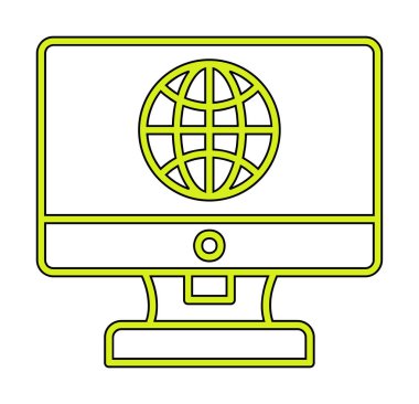Internet bağlantısı simgesini vektör çizim