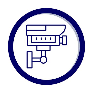 ccTV kamerasının vektör illüstrasyonu 