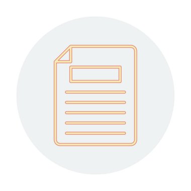 Seo Rapor. dosya belgesi izole edilmiş simge vektör illüstrasyon tasarımı                    