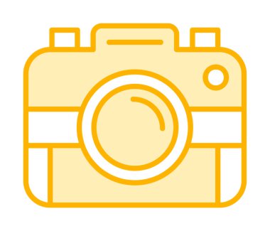 fotoğraf makinesi simgesi, vektör illüstrasyonu 