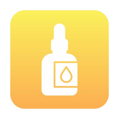 Ağız Aşısı Web simgesi, vektör illüstrasyonu