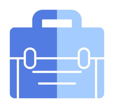 Basit düz çanta vektör illüstrasyon tasarımı