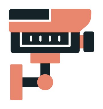 ccTV kamerasının vektör illüstrasyonu 