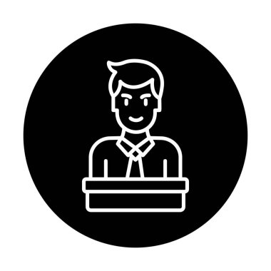 ana bilgisayar simgesi vektör çizimi