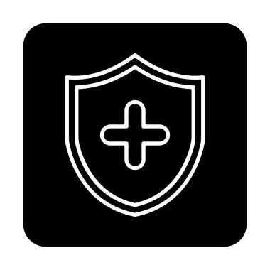 çapraz simgeli kalkan, vektör illüstrasyonu 