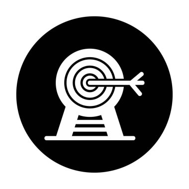 hedef simge, vektör illüstrasyonu basit tasarım