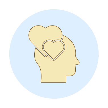 Aşık kişi ikon vektör illüstrasyonuName