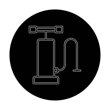 Hava Pompası Taslak Simge vektör çizimi tasarımı