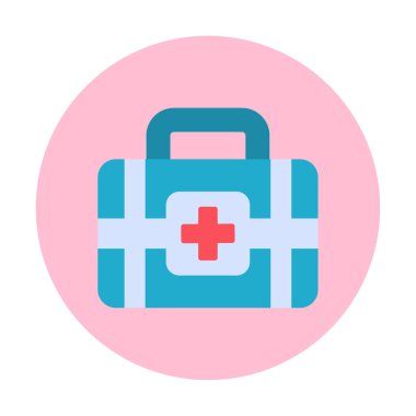 İlk yardım kiti vektör illüstrasyonu