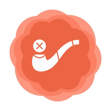 Proje ve eğlence için sigara içme simgesi yok