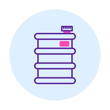 Fıçı ikonu. Vektör İllüstrasyonu