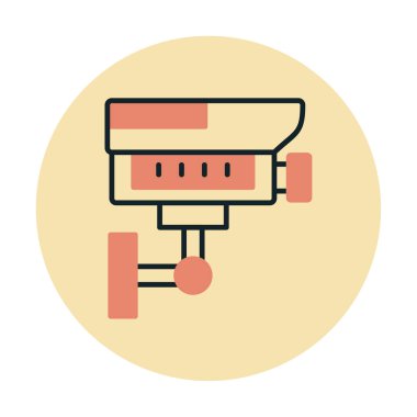 ccTV kamerasının vektör illüstrasyonu 