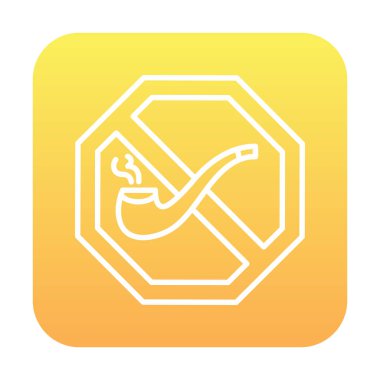 Proje ve eğlence için sigara içme simgesi yok