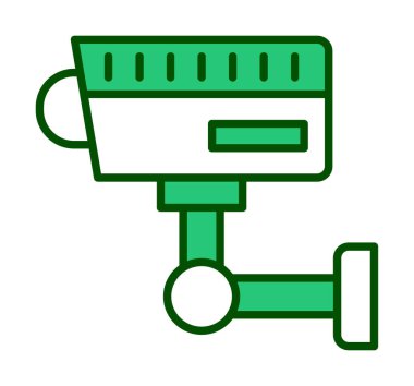 ccTV kamerasının vektör illüstrasyonu 