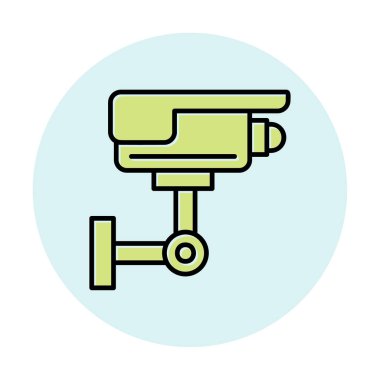 ccTV kamerasının vektör illüstrasyonu 