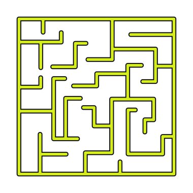 Labirent için labirent oyunu, çözüm. vektör