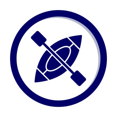 Kayak vektör illüstrasyonu, simge ögesi arkaplanı                    