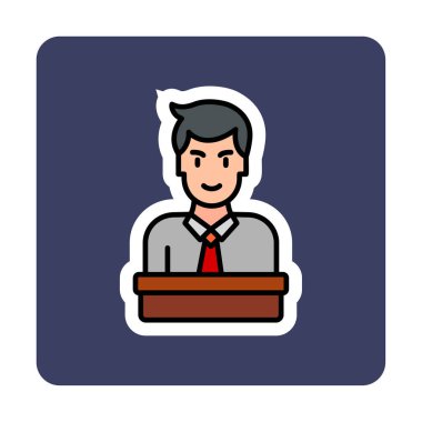 ana bilgisayar simgesi vektör çizimi