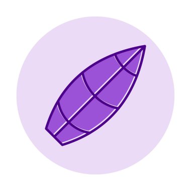 surfboard vector illustration modern icon