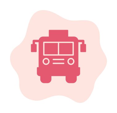 bus simgesi, vektör illüstrasyonu