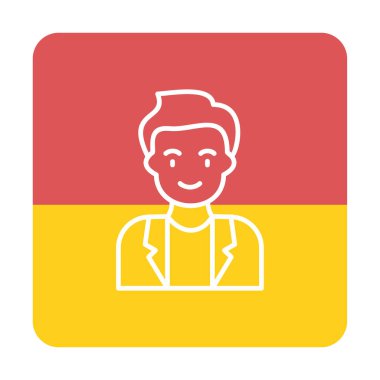 Dişçi web simgesi, vektör illüstrasyonu