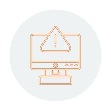 Hata imza simgesi vektör illüstrasyonu