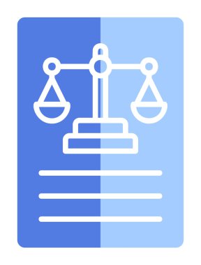 Basit yasalar simgesi vektör illüstrasyon tasarımı