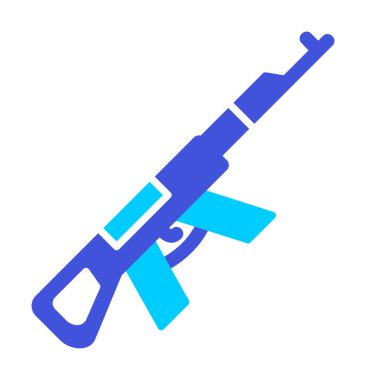 Ak47 simge vektör illüstrasyonu
