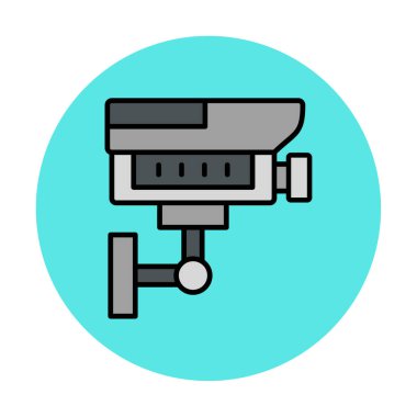 ccTV kamerasının vektör illüstrasyonu 