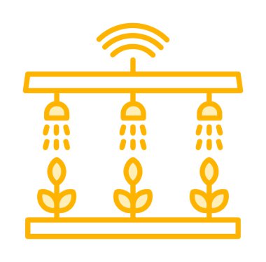 Akıllı Çiftlik. Web simgesi basit illüstrasyon 