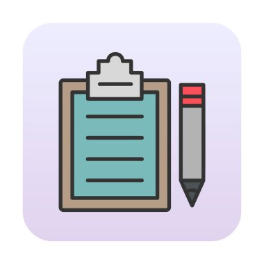 Pano simgesi, vektör illüstrasyonu basit tasarım