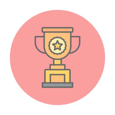 kupa simgesi, vektör çizimi