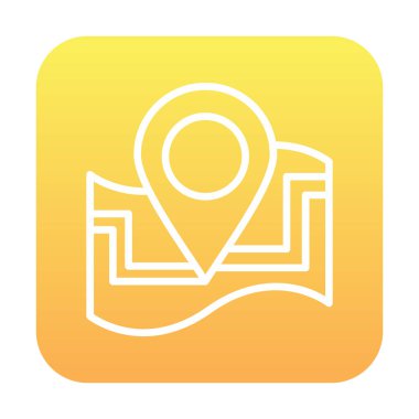 harita işareti simgesi. vektör çizim 