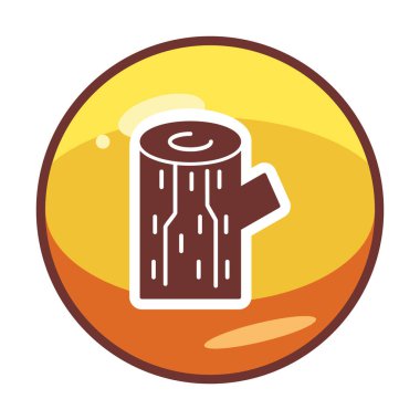 tahta günlük simgesi, vektör illüstrasyonu 