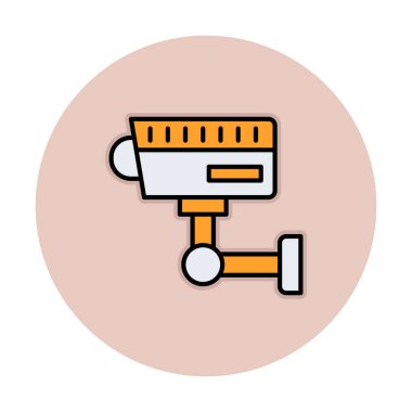 ccTV kamerasının vektör illüstrasyonu 