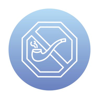 Proje ve eğlence için sigara içme simgesi yok