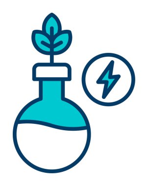 bilim web simgesi, vektör çizim 