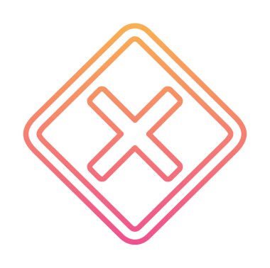 Tahriş simgesi için vektör illüstrasyonu  