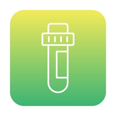 test tüpü modern simge vektör çizimi