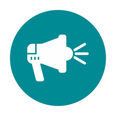 megafon simgesi, vektör illüstrasyonu