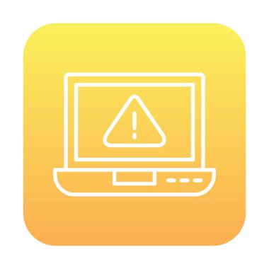 uyarı simgesi olan dizüstü bilgisayar 