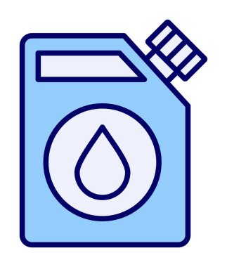  Yakıt Çubuğu simgesi, vektör illüstrasyonu   