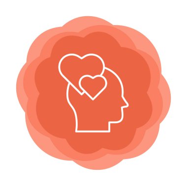 Aşık kişi ikon vektör illüstrasyonuName