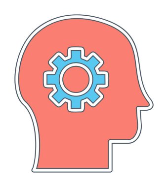 yaratıcı vektör düz renk simgesi 