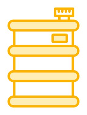 Fıçı ikonu. Vektör İllüstrasyonu